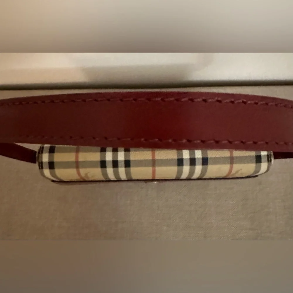 Burberry Haymarket Nova Check Coated Canvas And Leather Small Shoulder Bag - Picture 6 of 8